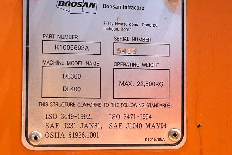 OmecoHub - Immagine DOOSAN DL300